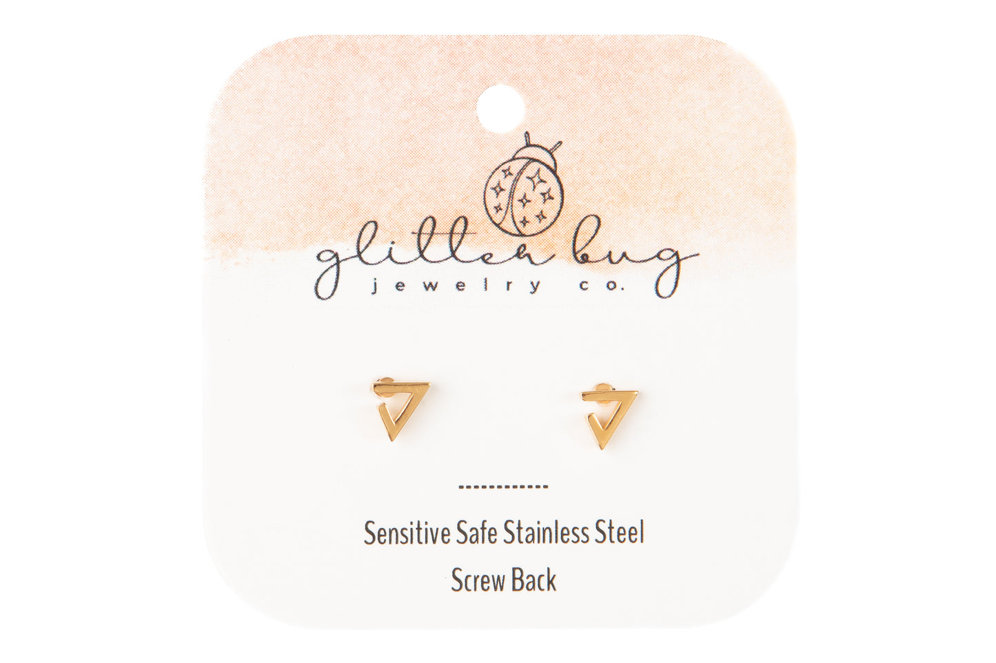 Triangle Screw Back Stud