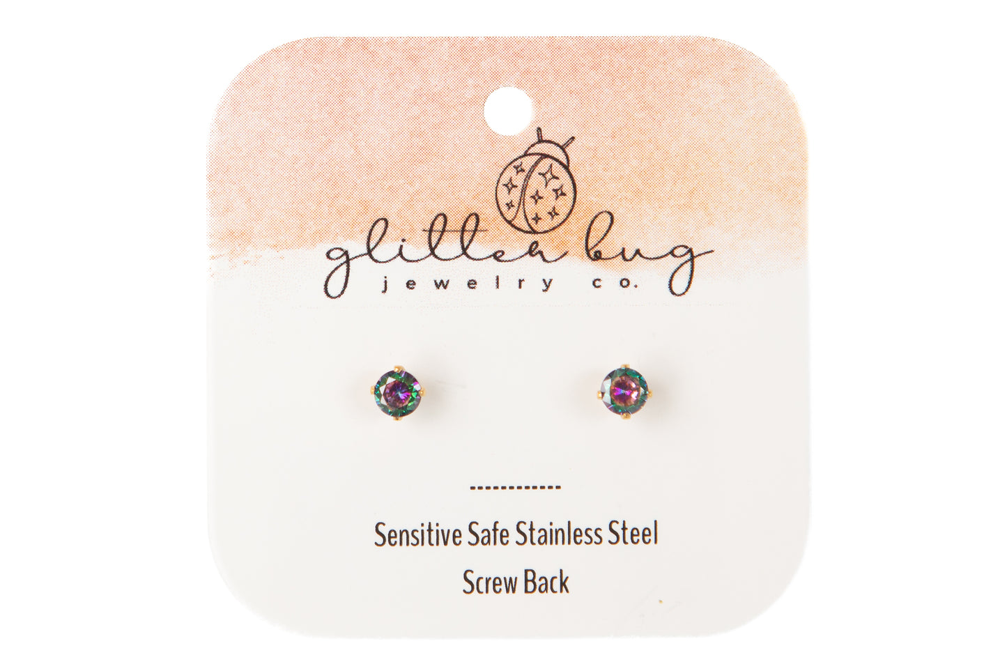 Dragon Crystal Screw Back Stud