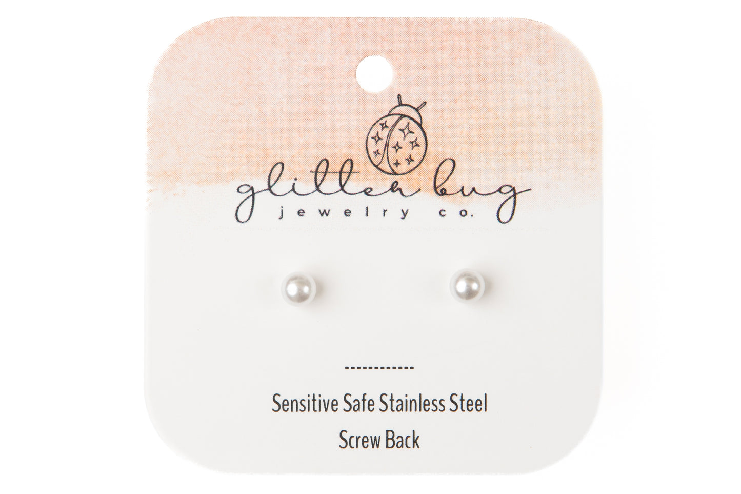 Pearl Screw Back Stud