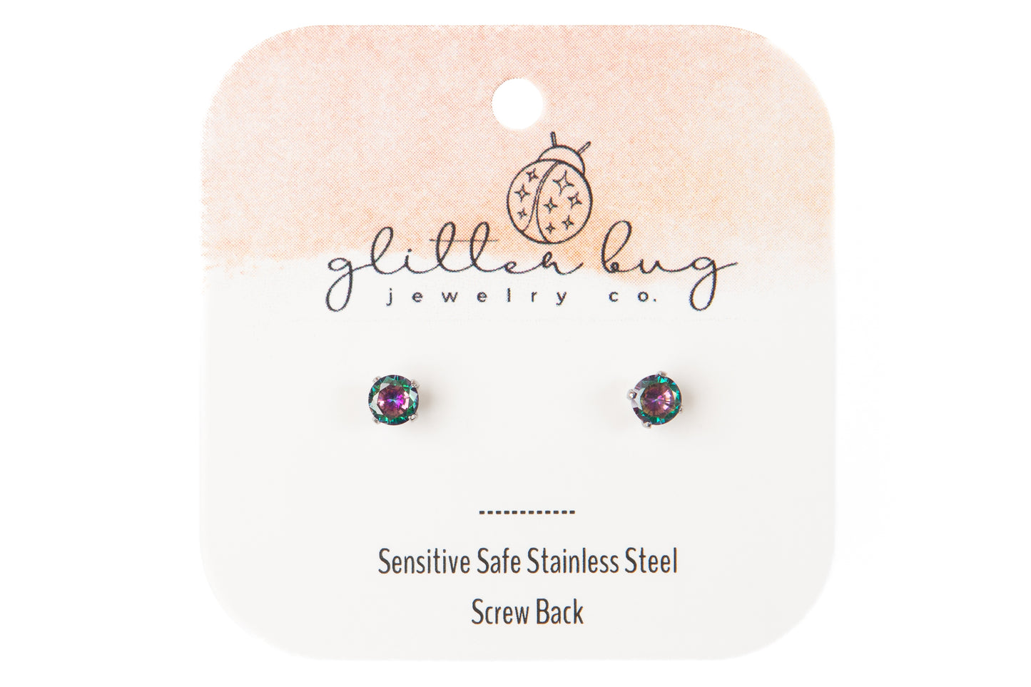 Dragon Crystal Screw Back Stud