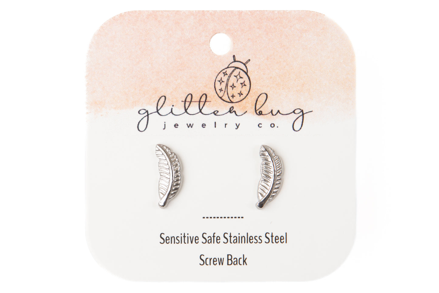 Feather Screw Back Stud