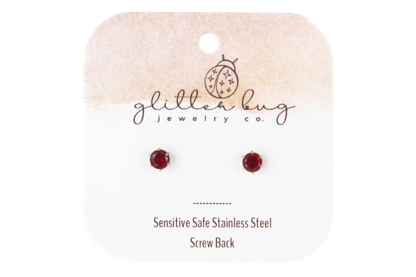 Birthstone Stud Earrings