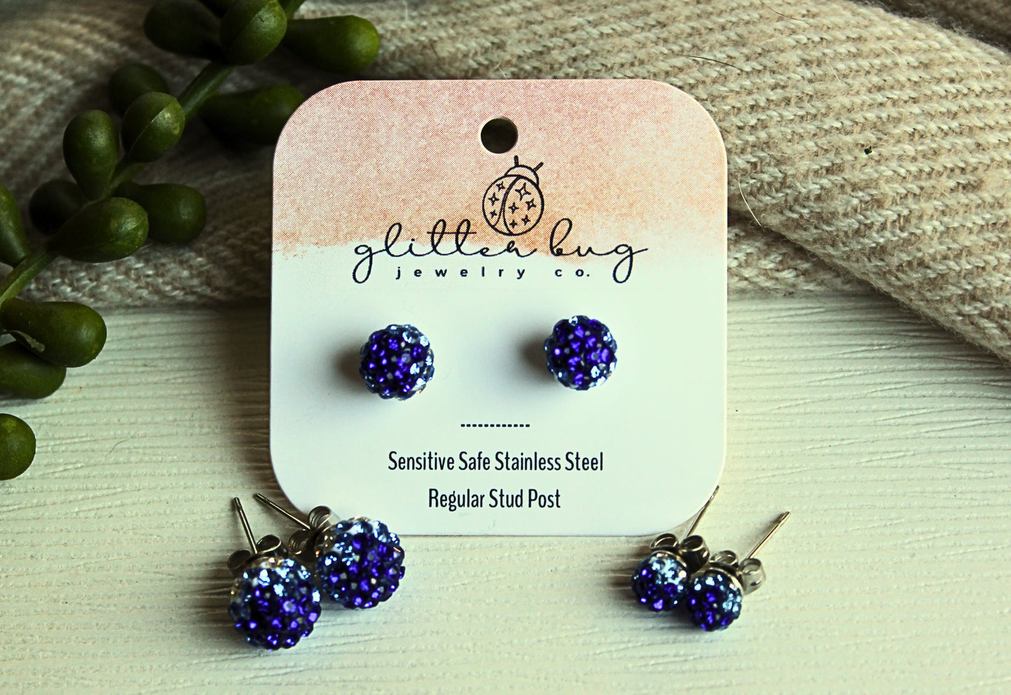 Glitter Ball 6m Earrings