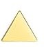 Solid Triangle Screw Back Stud