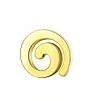 Swirl Screw Back Stud