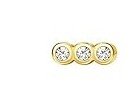 Triple Gem Screw Back Stud
