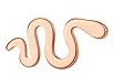 Snake Screw Back Stud