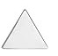 Solid Triangle Screw Back Stud